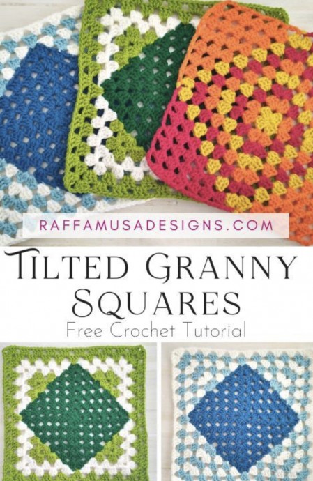Crochet a Tilted Diamond Granny Square