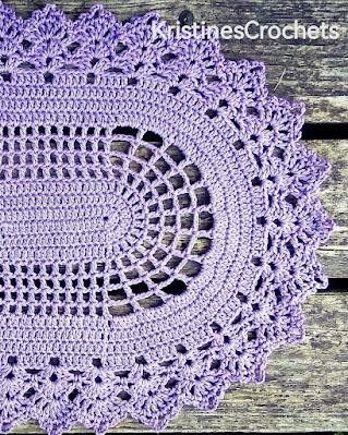Create a Beautiful Crochet Oval Violet Doily: Detailed Guide and Materials Needed