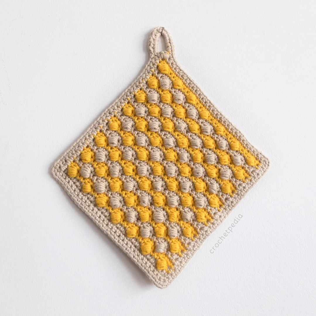 Crochet Puffy Hot Pad: A Cute and Functional Kitchen Accessory You Can Make