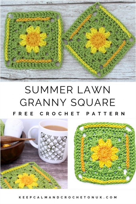 Create a Stunning Crochet Summer Lawn Granny Square: Detailed Guide and Techniques