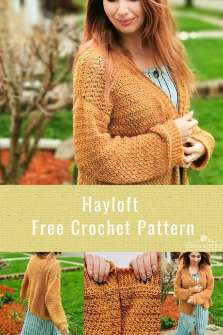 Cute Hayloft Crochet Cardigan