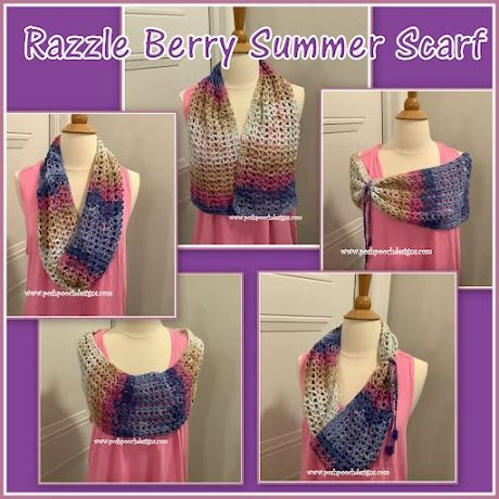 Create a Stylish Crochet Razzle Berry Summer Scarf: Step-by-Step Guide