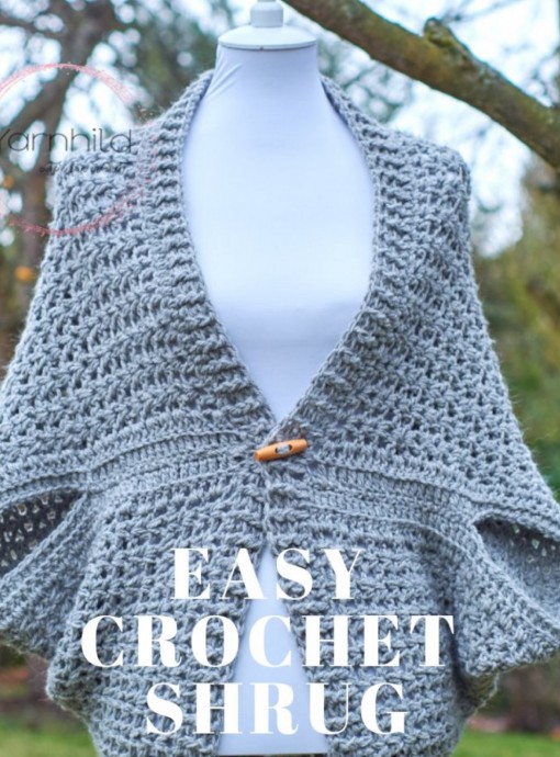 Crochet Tender Wrap Shrug