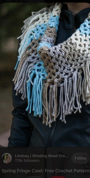 Spring Fringe Cowl