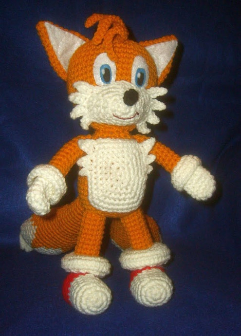 Crochet Miles Tails Prower Doll