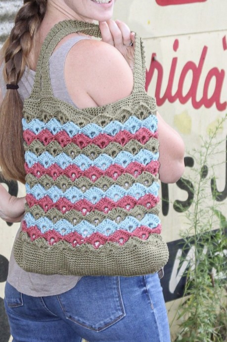 Crochet Farmers Market Bag