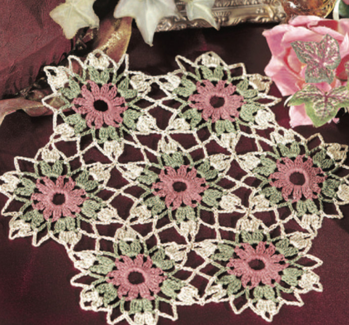 Crochet Treasured Bouquet Doily