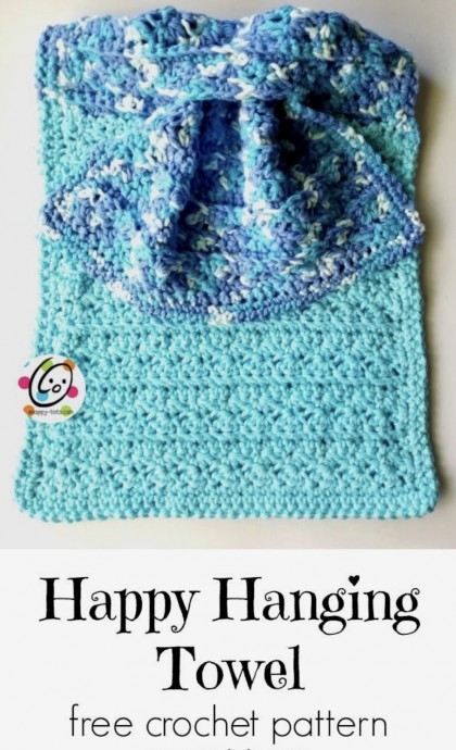 Happy Hanging Towel