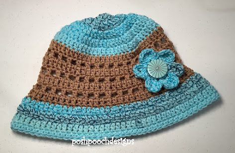 Crochet Sand And Sea Sun Hat