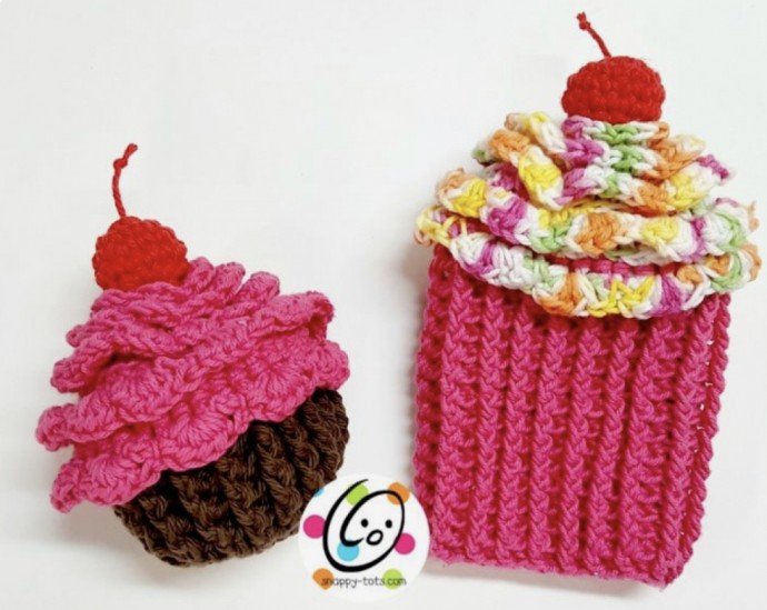 Crochet a Cupcake Scrubby