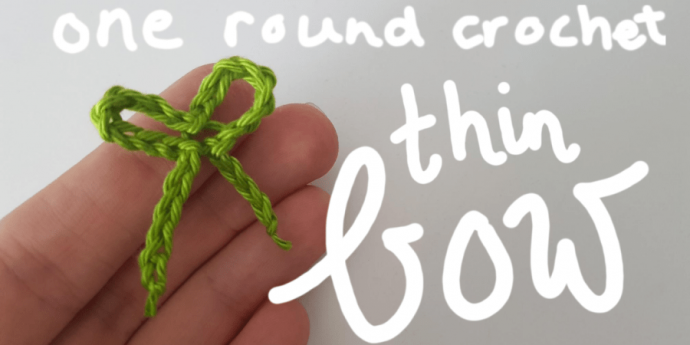 Create a Stylish Crochet Bow in Just One Row - Step-by-Step Guide