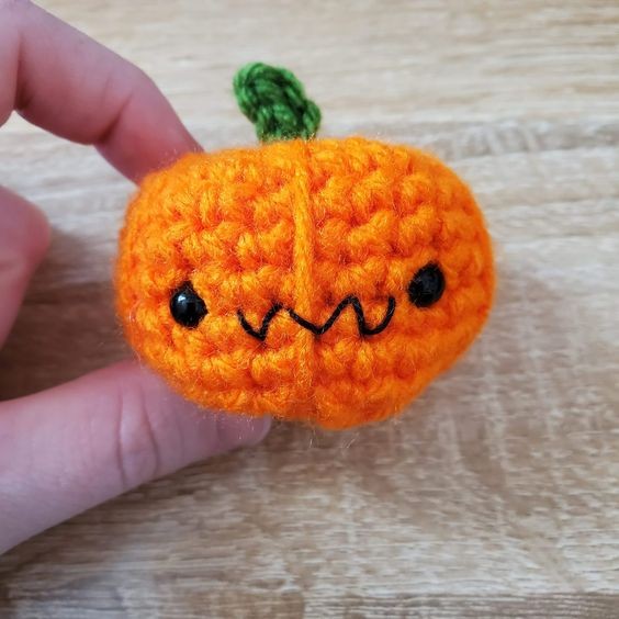 Create Adorable Handmade Crochet Mini Pumpkin Amigurumi for Autumn Decor