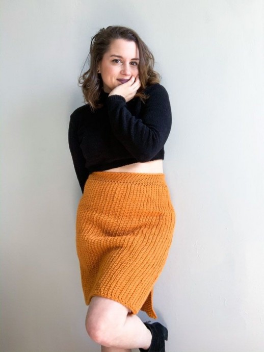 Fabulous Crochet Pencil Skirt
