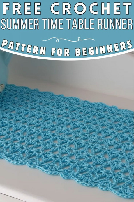 Create Your Own Crochet Summer Time Table Runner for Stylish Home Decor Create Your Own Crochet Summer Time Table Runner for Stylish Home Decor
