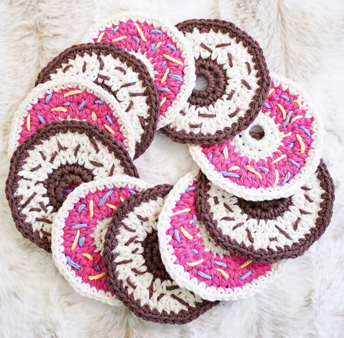 Beautiful Donut Coaster