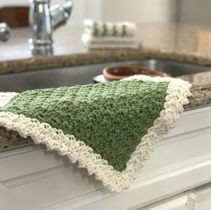 Crochet Cedar Ridge Dishcloth