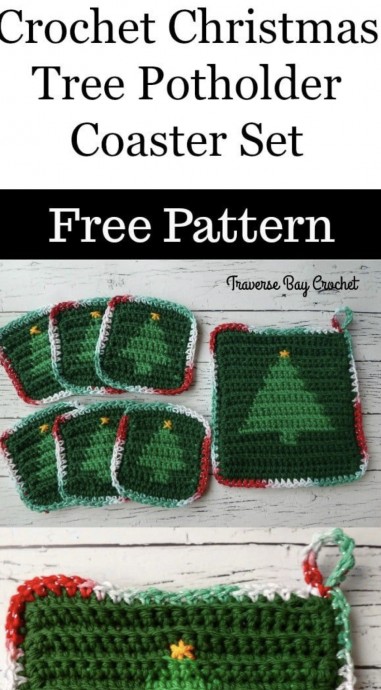 Create a Festive Crochet Christmas Tree Dishcloth for Your Kitchen Create a Festive Crochet Christmas Tree Dishcloth for Your Kitchen