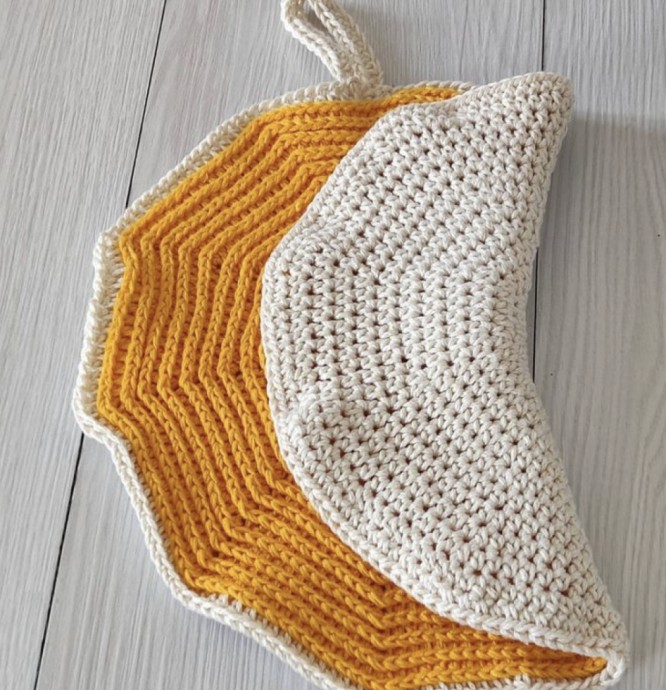 Double Thick Crochet Potholder