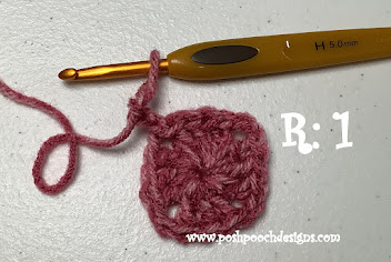 Create Your Own Crochet Mitered Heart Granny Square - Easy Pattern Guide