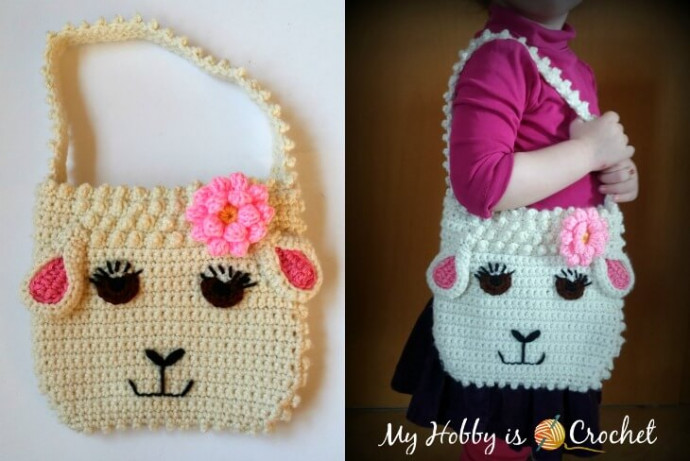 Crochet Darling Sheep Purse
