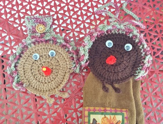 Create a Whimsical Crochet Turkey Gobble Towel Holder for Your Kitchen Decor Create a Whimsical Crochet Turkey Gobble Towel Holder for Your Kitchen Decor