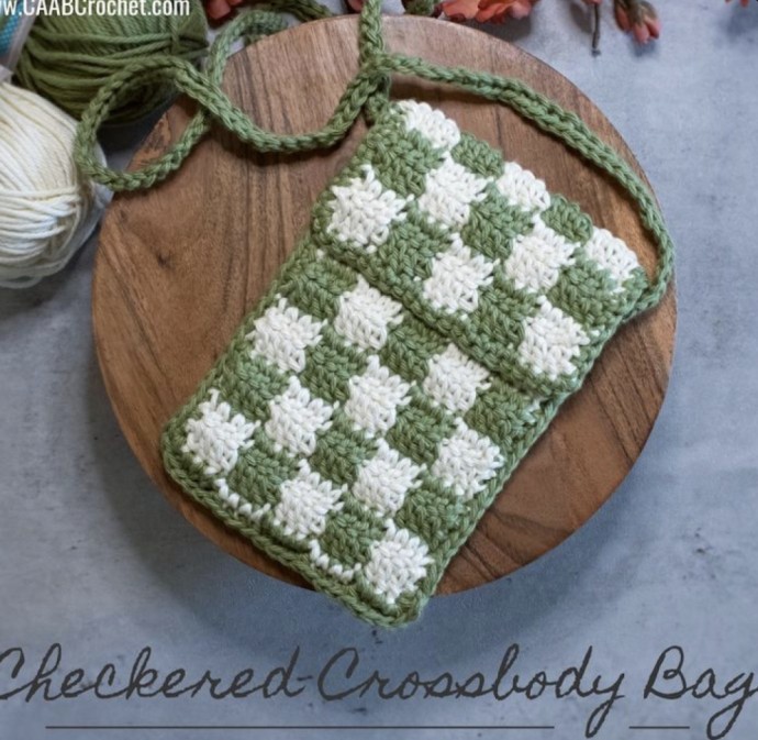 Checkered Crossbody Bag Pattern