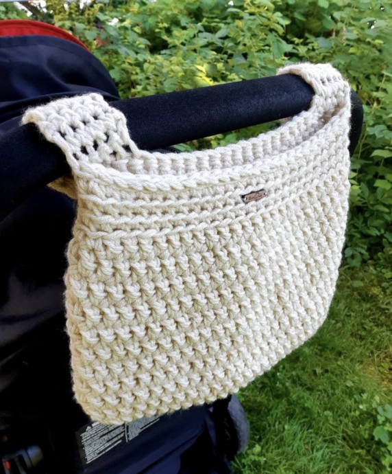 Crochet Stroller Pouch