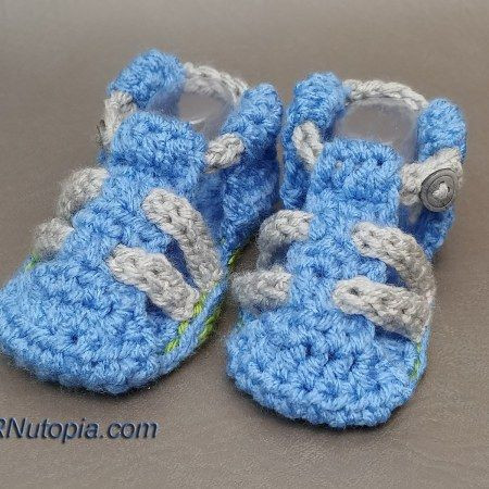 Crochet Baby Hiking Sandals