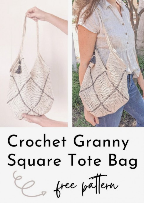 Crochet Granny Square Bag