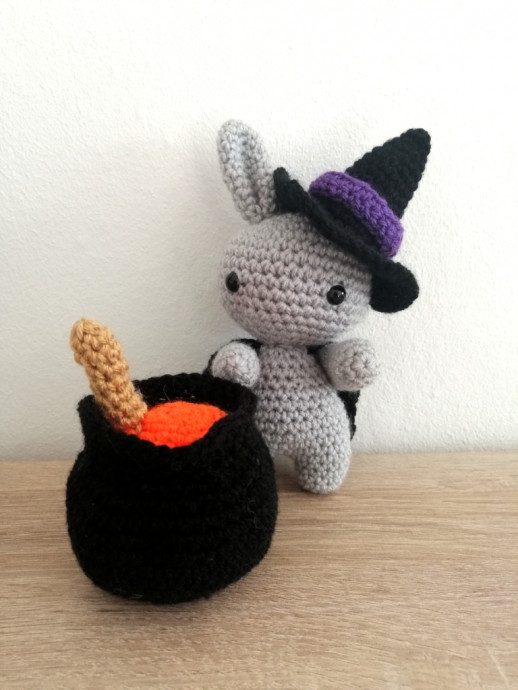 Crochet Halloween Witch Bunny: A Charming Addition to Your Spooky Decor