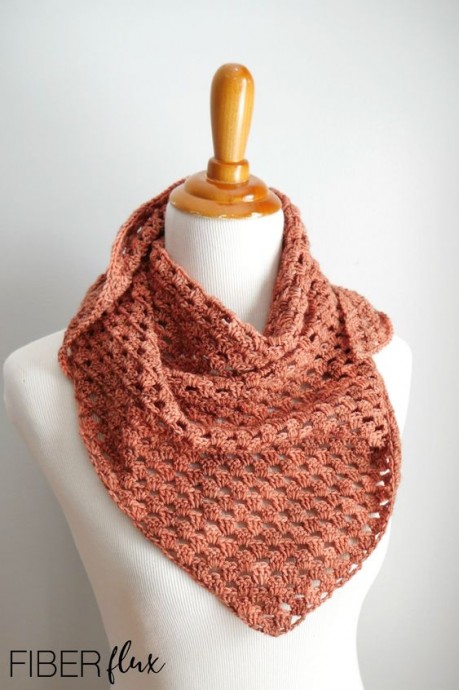 Crochet Lucky Penny Shawlette