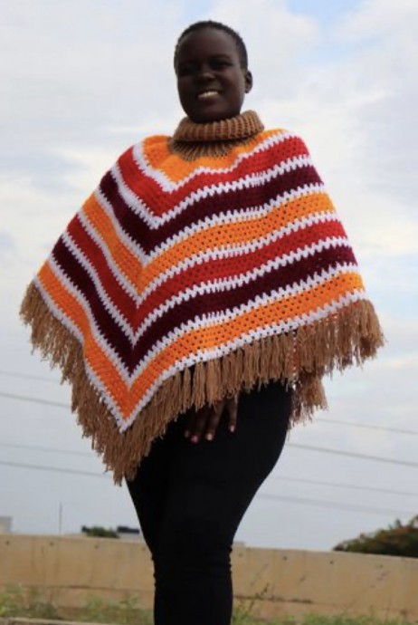 Free Crochet Pattern: Easy Granny Stitch Poncho