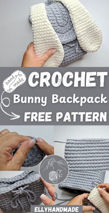 Crochet Bunny Backpack
