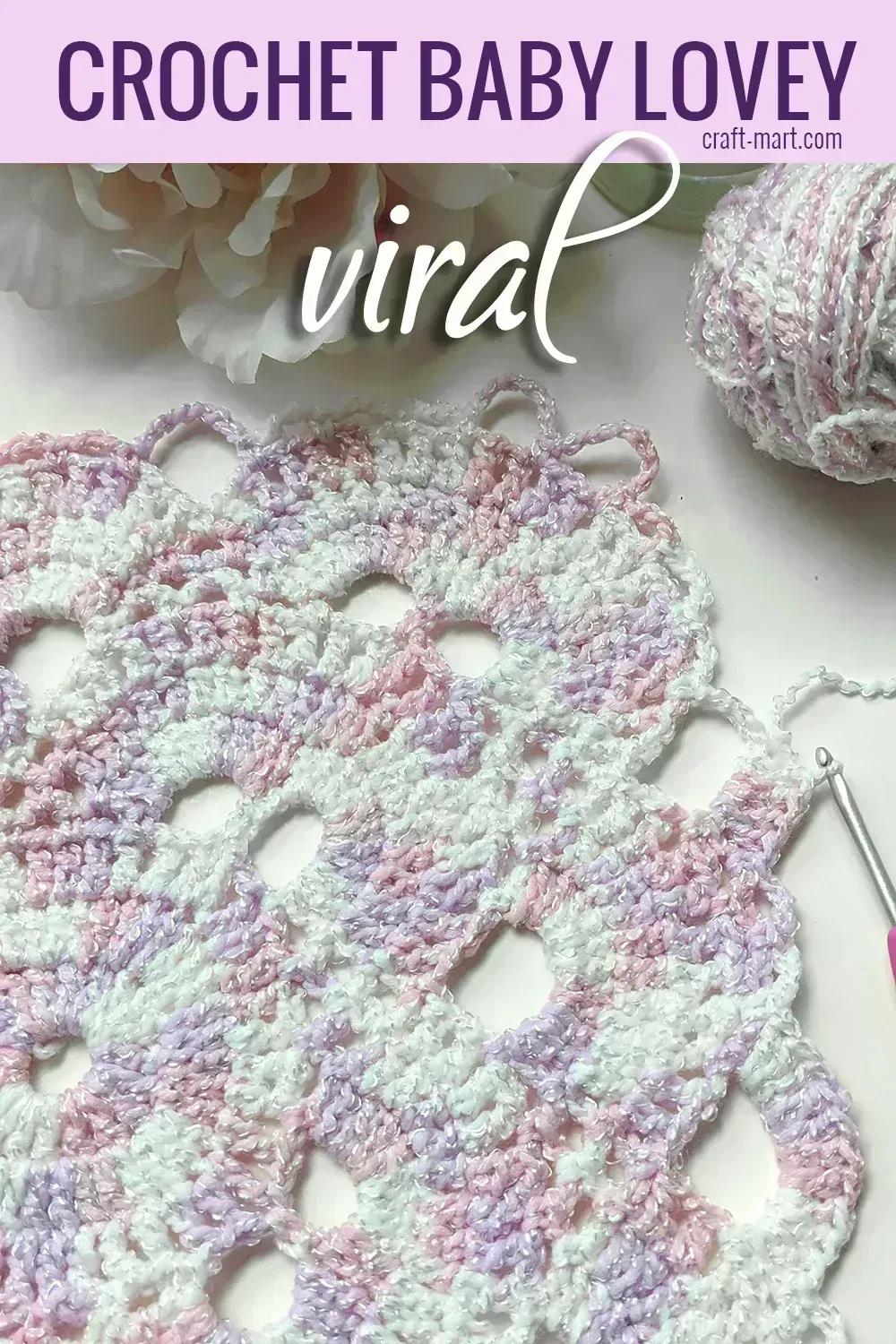 Create the Adorable Crochet Baby Lovey Spring Blossoms - A Perfect Gift for Your Little One