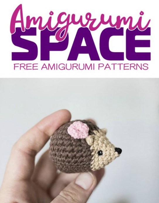 Crochet Mini Hedgehog