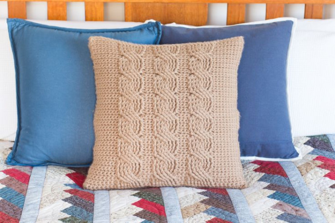 Enhance Your Home Decor with the Cozy Crochet Cabled Throw Cushion Cover Enhance Your Home Decor with the Cozy Crochet Cabled Throw Cushion Cover