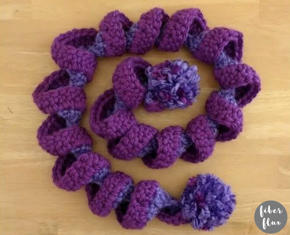 Create Your Own Elegant Grape Jelly Scarf - A Stylish Crochet Accessory