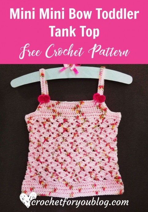 Super Cute Crochet Toddler Tanktop