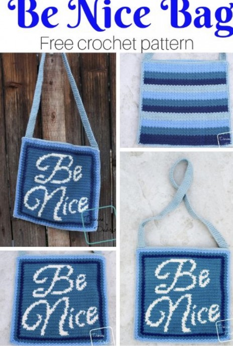 Discover the Handcrafted Crochet Be Nice Bag: A Perfect Blend of Style and Functionality Discover the Handcrafted Crochet Be Nice Bag: A Perfect Blend of Style and Functionality