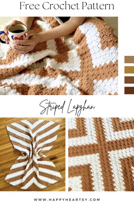 Create a Cozy C2C Striped Throw Blanket with This Easy Crochet Pattern Create a Cozy C2C Striped Throw Blanket with This Easy Crochet Pattern