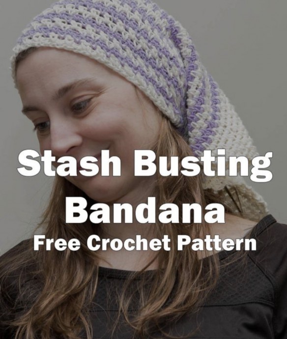 Transform Leftover Yarn into Stylish Accessories with the Stash Busting Bandana