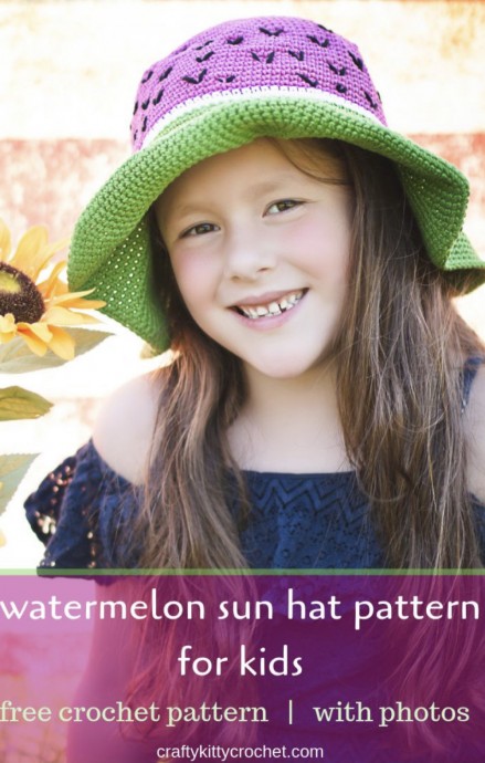 Adorable Watermelon Hat Crochet Pattern for Children - A Stylish Summertime Accessory Adorable Watermelon Hat Crochet Pattern for Children - A Stylish Summertime Accessory