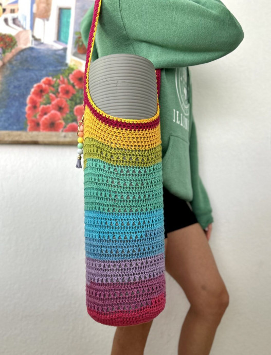 Crochet Pilates/Yoga Mat Bag