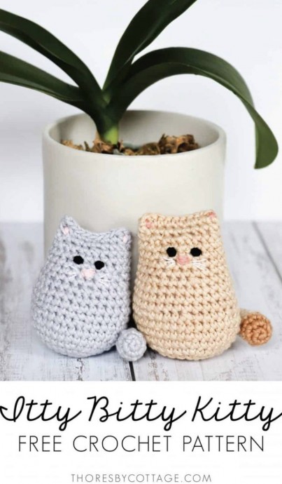 Itty Bitty Crochet Kitty