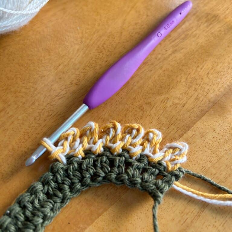 Crochet Leaf and Blossom Car Charm