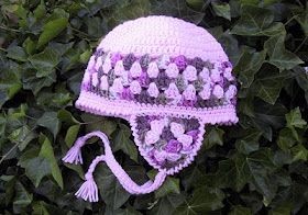 Crochet Granny Earflap Cap