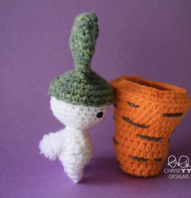 Beanie the Easter Bunny Crochet Doll