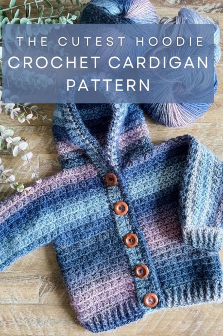 Crochet Children's Hooded Cardigan