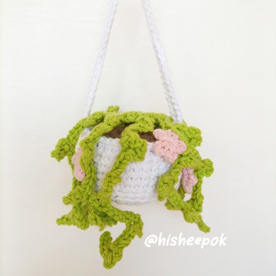 Crochet Hanging Plant