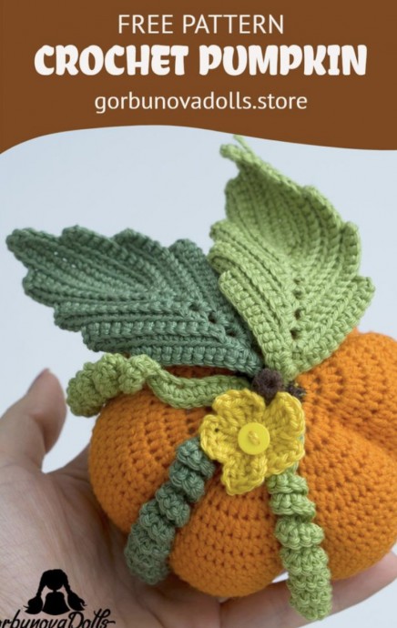 Crochet Pumpkin Pattern for Halloween